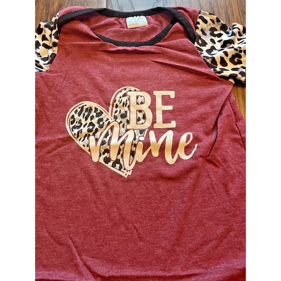 NEW Boutique Ruffled Baby Romper 12M-18M Valentines Day Be Mine - Picture 2 of 4